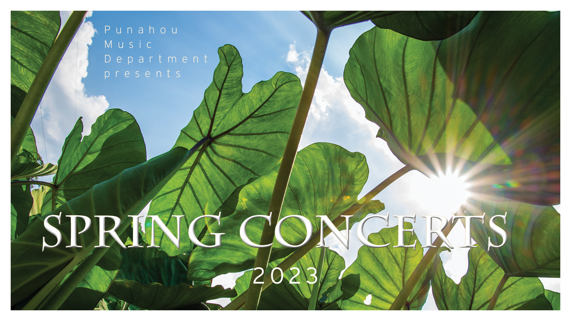 Spring Music Department Concert Series 2023 Punahou School