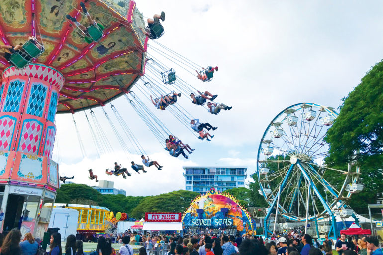 As usual, rides were a popular draw at this year’s Carnival.