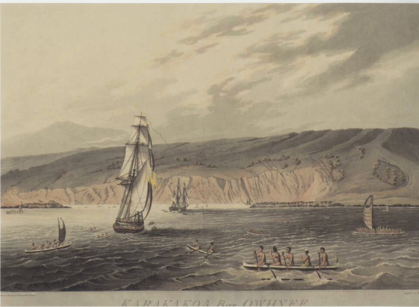 HMS Discovery in Kealakekua Bay