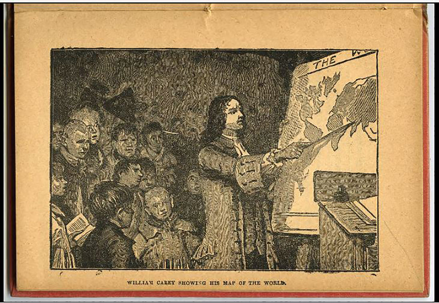 William Carey showing map