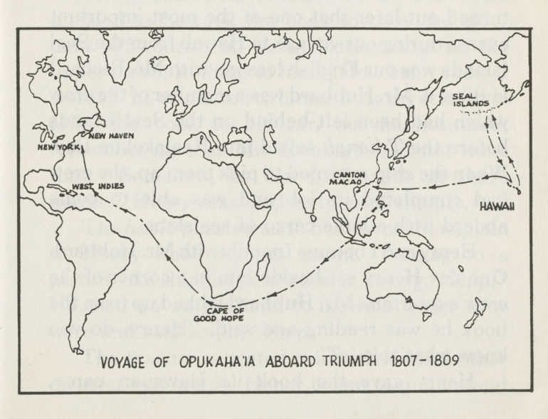 Map of Triumph Voyage
