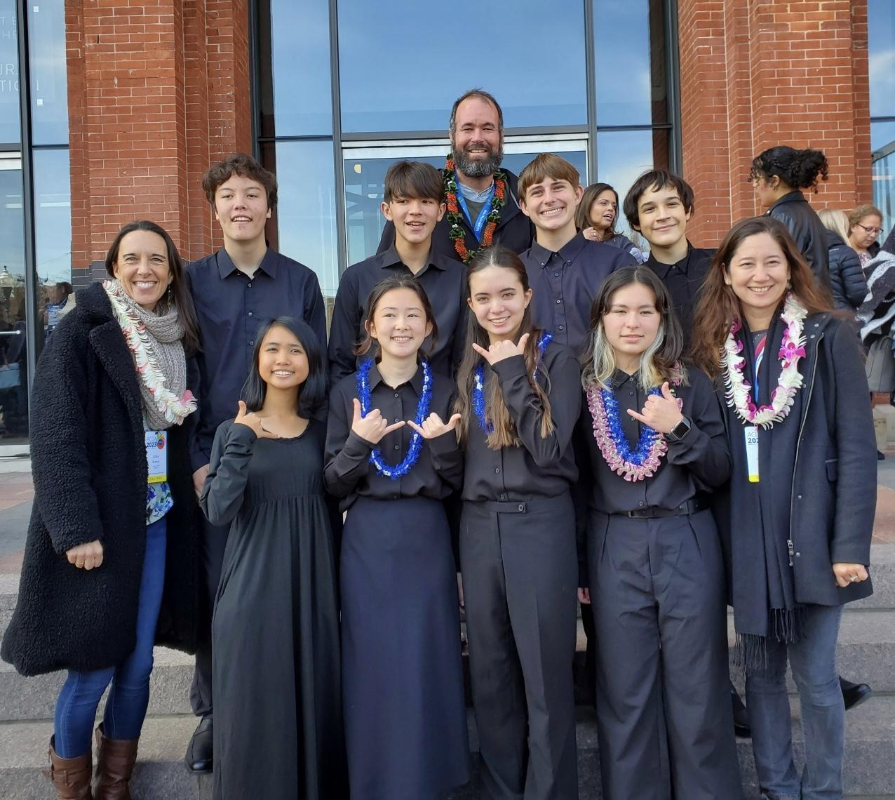 Middle School Singers Take Part in National Honor Choirs Punahou School