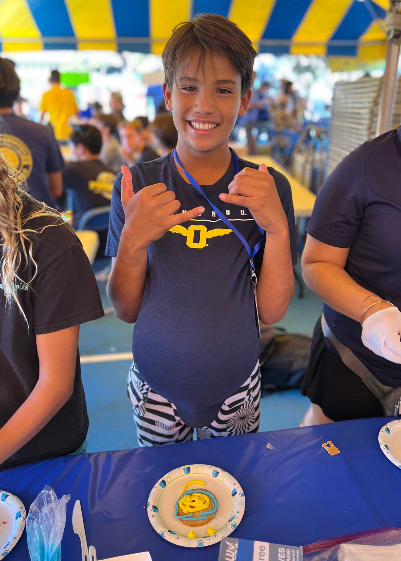 PFA Volunteers Fan the Flames at Flaming ‘P’ - Punahou School