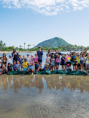 Second grade class at Maunalua Bay