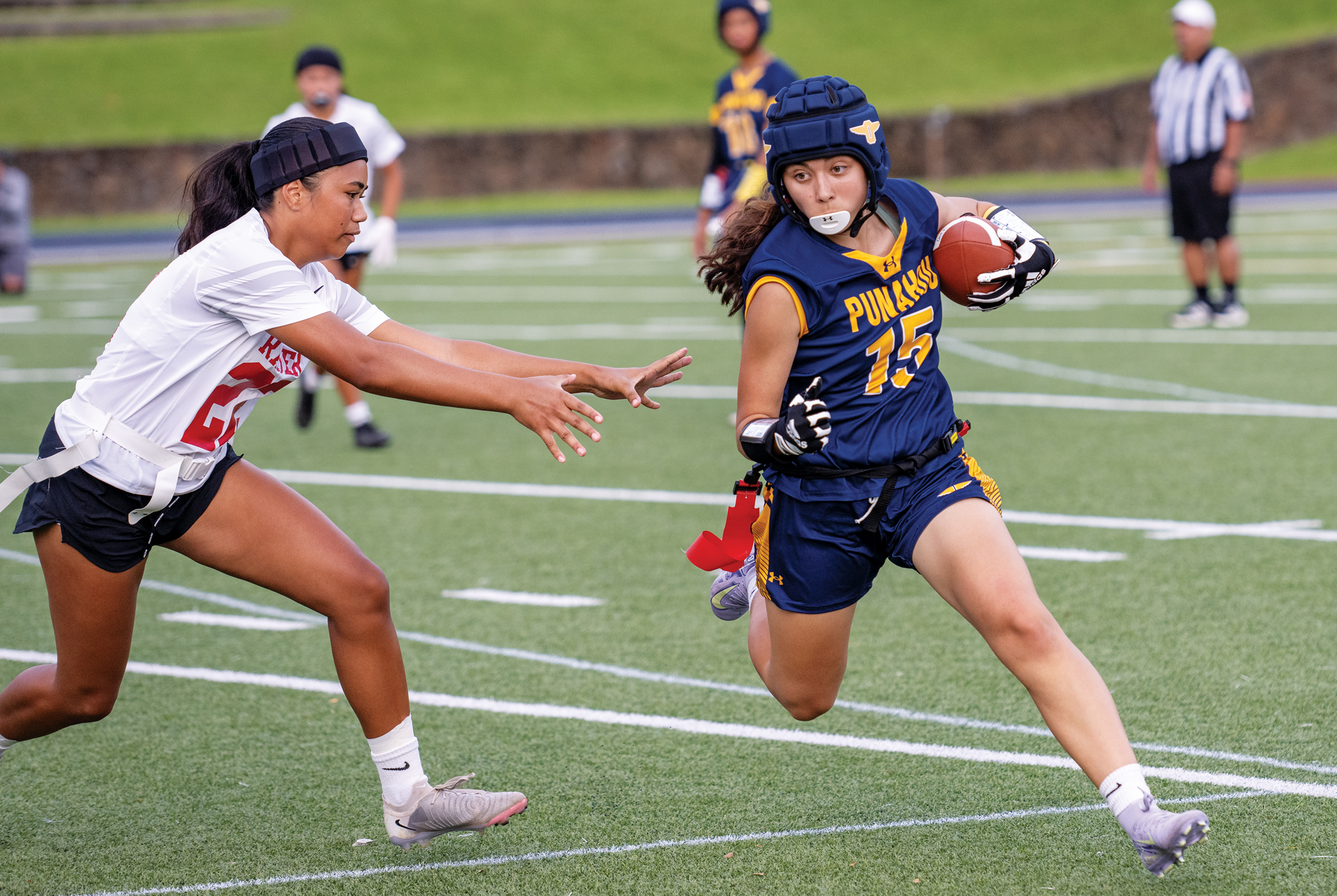 Punahou Girls Flag Football team