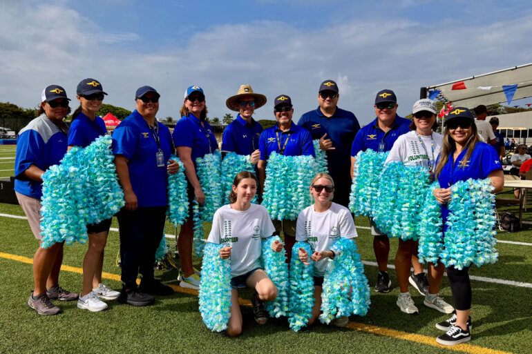 Staff at Special Olympics