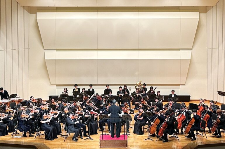 Friendship Concert performance at Gakushuin University in Tokyo