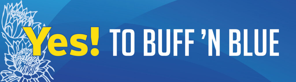 Yes to Buff ’n Blue